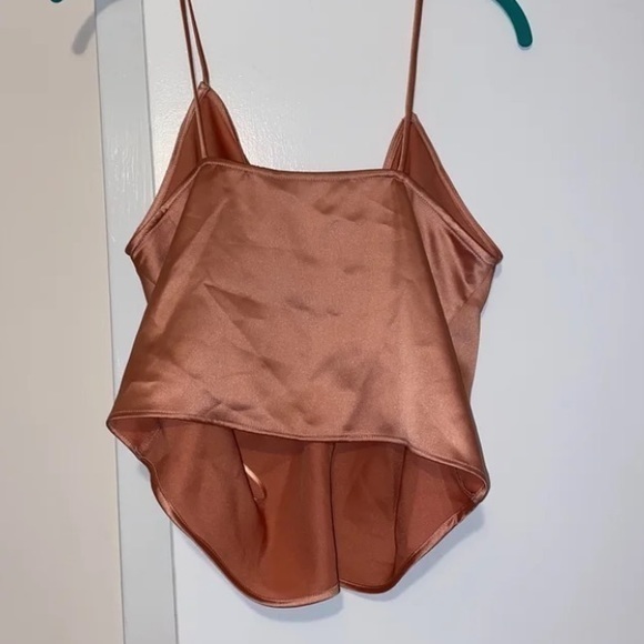 Zara Satin Pink Cami Top - Picture 4 of 4